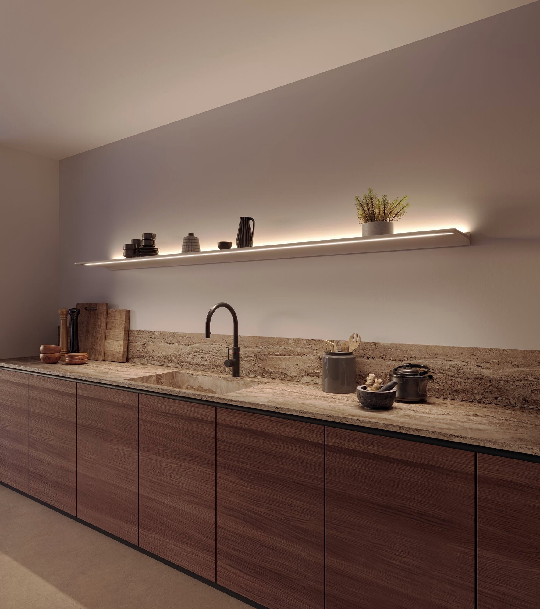 Sfeerbeeld Novy wandplank