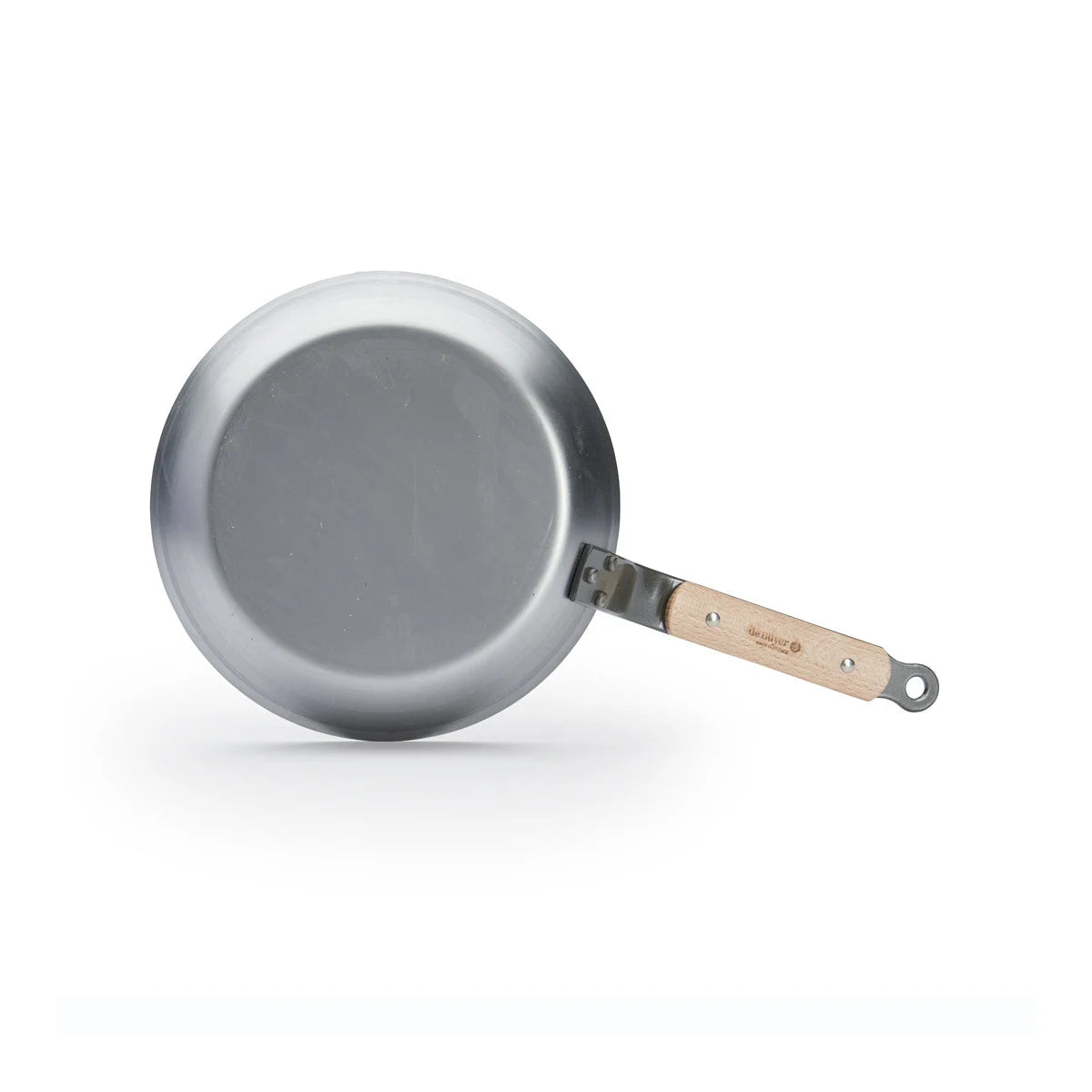 de Buyer Koekenpan Mineral B met houten steel 24cm