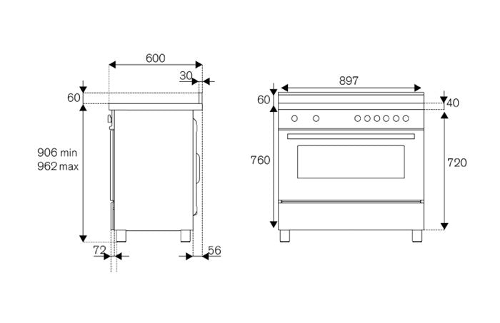 Bertazzoni MPL95I1ENNT