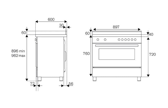 Bertazzoni MPL95I1ENNE