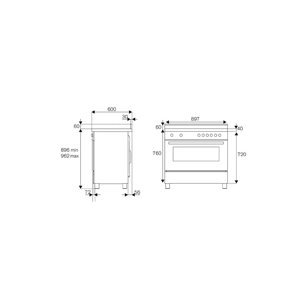 Bertazzoni MPL95I1EXE