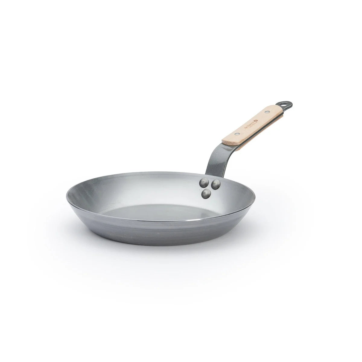 de Buyer Koekenpan Mineral B met houten steel 24cm