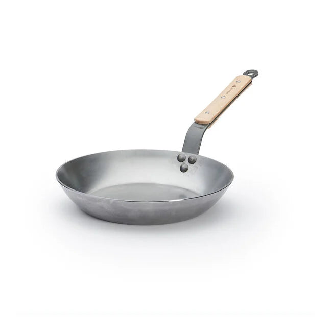 de Buyer Koekenpan Mineral B met houten steel 26cm