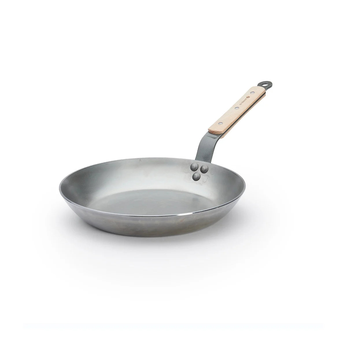 de Buyer Koekenpan Mineral B met houten steel 28cm