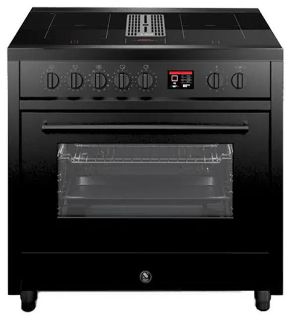 Steel Fornuis Enfasi Mistral 90 EQ9F-4FIKW NF Met Kookveldafzuiging